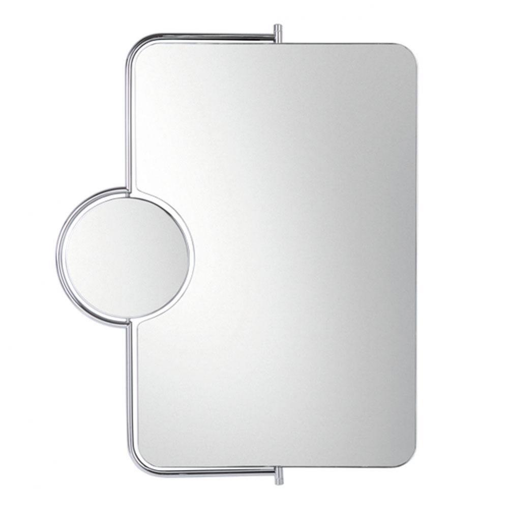 Magnification Mirror 3x hinged on rectangular