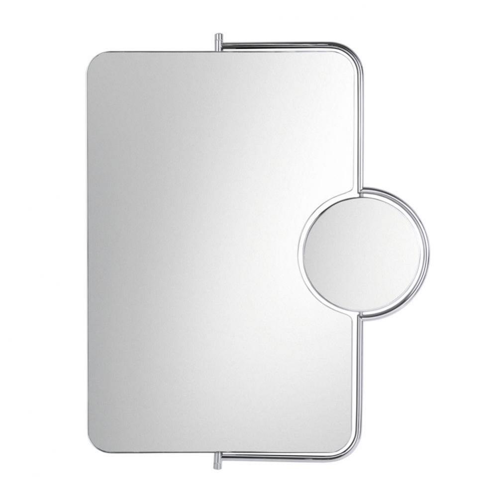 Magnification Mirror 3x hinged on rectangular