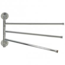 LaLoo Canada 2624DH-3 C - Triple Swing Towel Bar - Chrome