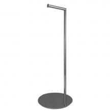 LaLoo Canada 9007N C - Paper Holder Floor Stand Round Bar - Chrome