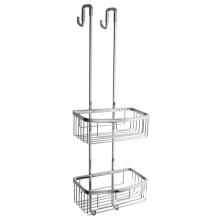 LaLoo Canada 9101 C - Double Wire Basket with 2 hooks - Chrome