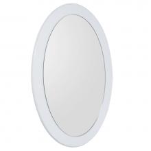 LaLoo Canada L53CLM - Claire Oval Mirror - White