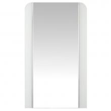 LaLoo Canada M00561 - Melanie Mirror with Parallel Frosted Side Trim