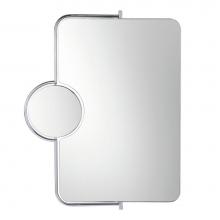 LaLoo Canada M01641L - Magnification Mirror 3x hinged on rectangular