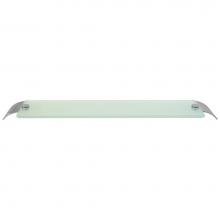 LaLoo Canada R3087 C - Radius Single Glass Shelf - Chrome