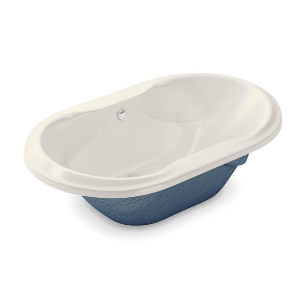 SBOO-4272 AcrylX Drop-in Center Drain Bath in Biscuit