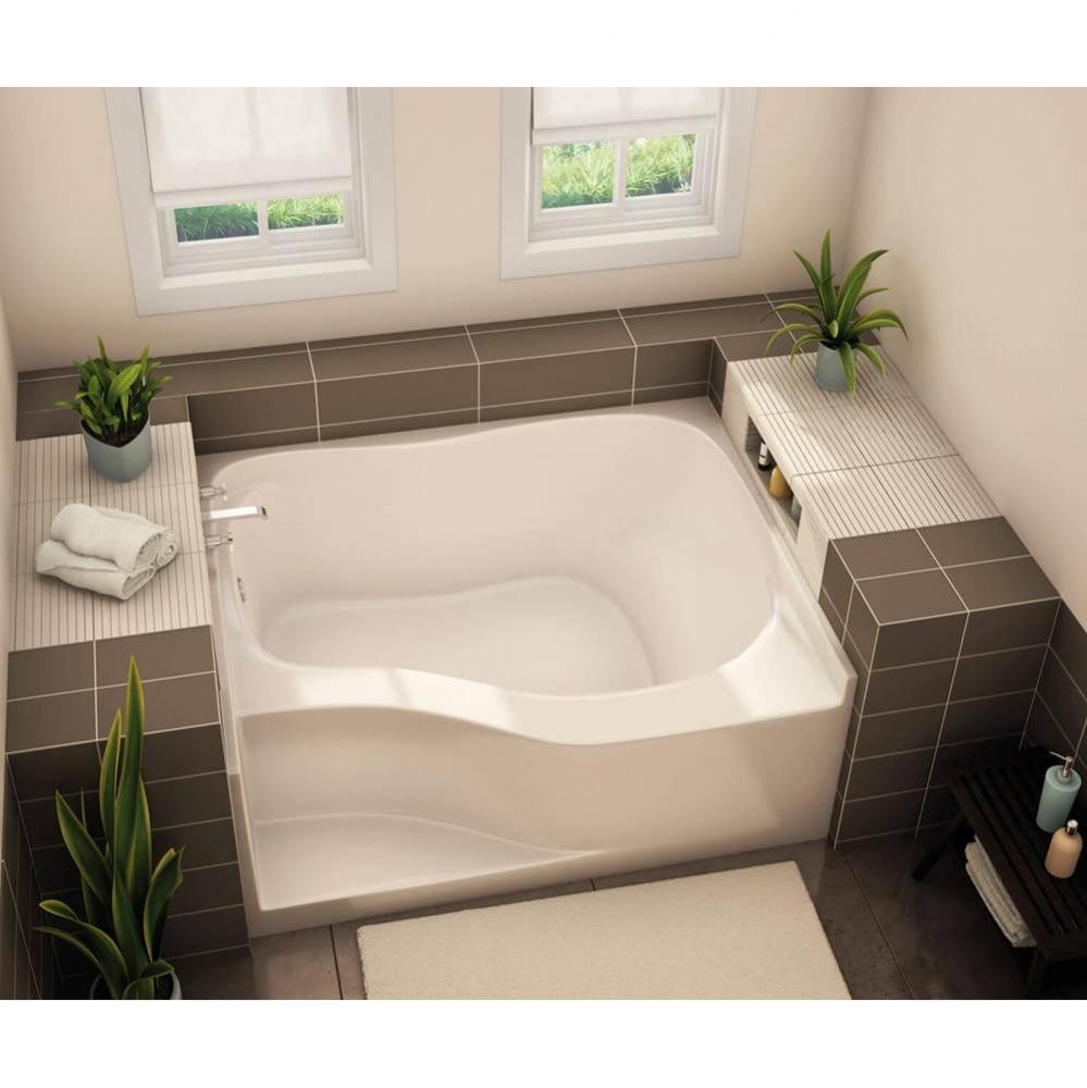 GT-4860 AcrylX Alcove Right-Hand Drain Bath in White