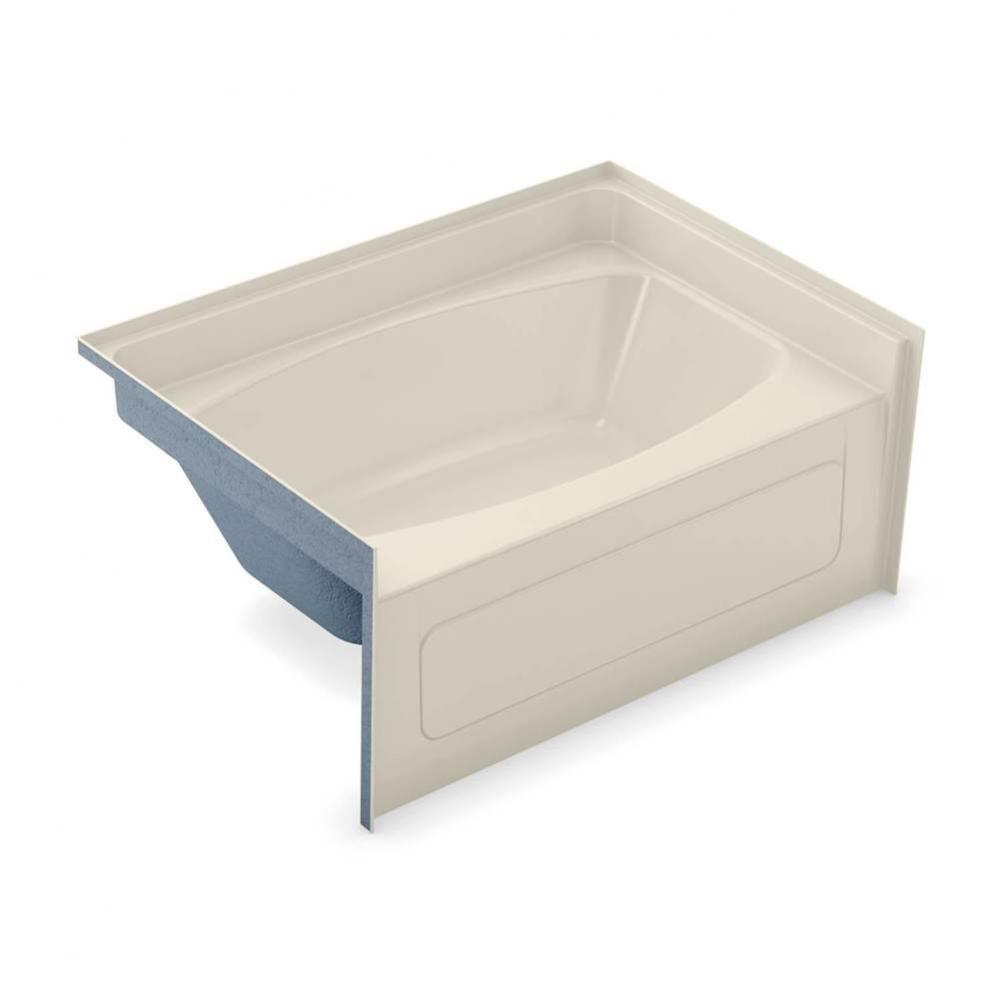 GT-4260AP AcrylX Alcove Center Drain Bath in Bone