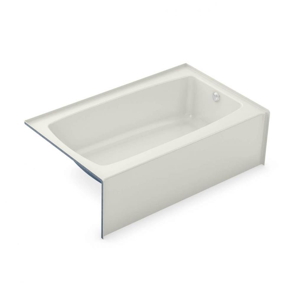 TO-3660 AcrylX Alcove Left-Hand Drain Bath in Biscuit