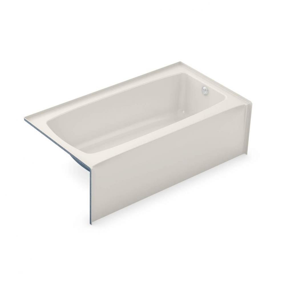 TO-3260 AcrylX Alcove Left-Hand Drain Bath in Biscuit