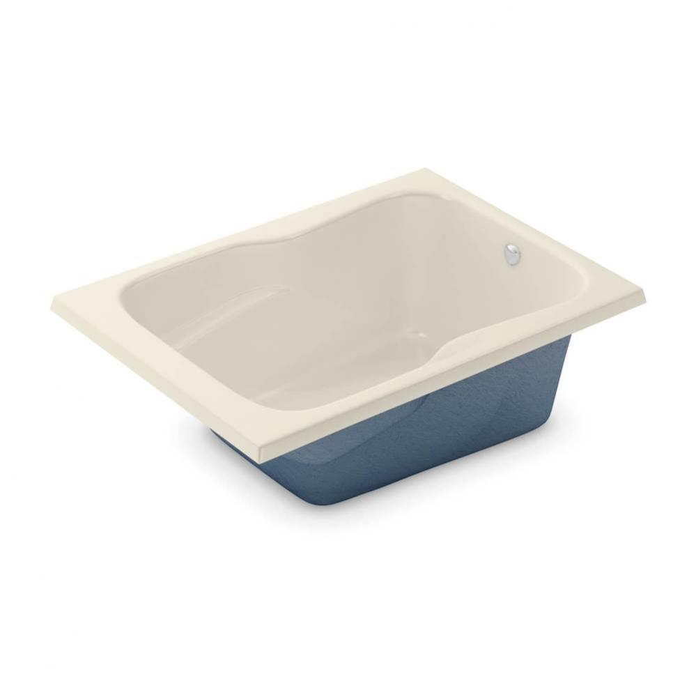 SB-3660 AcrylX Drop-in End Drain Bath in Bone