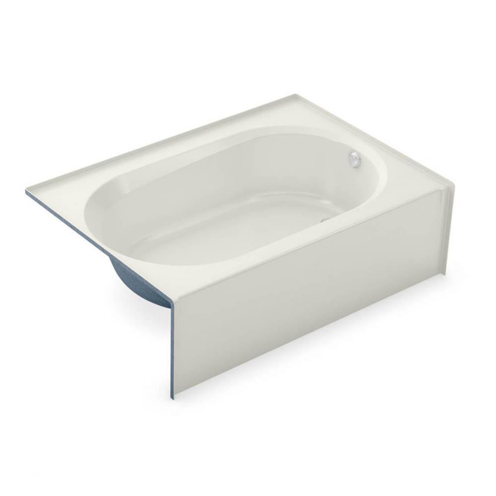 TO-4260 AFR AcrylX Alcove Left-Hand Drain Bath in Biscuit