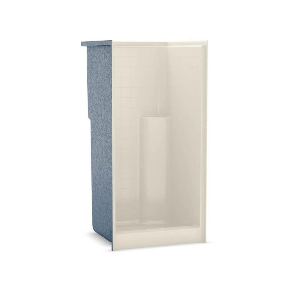 S-36T AcrylX Alcove Center Drain One-Piece Shower in Bone