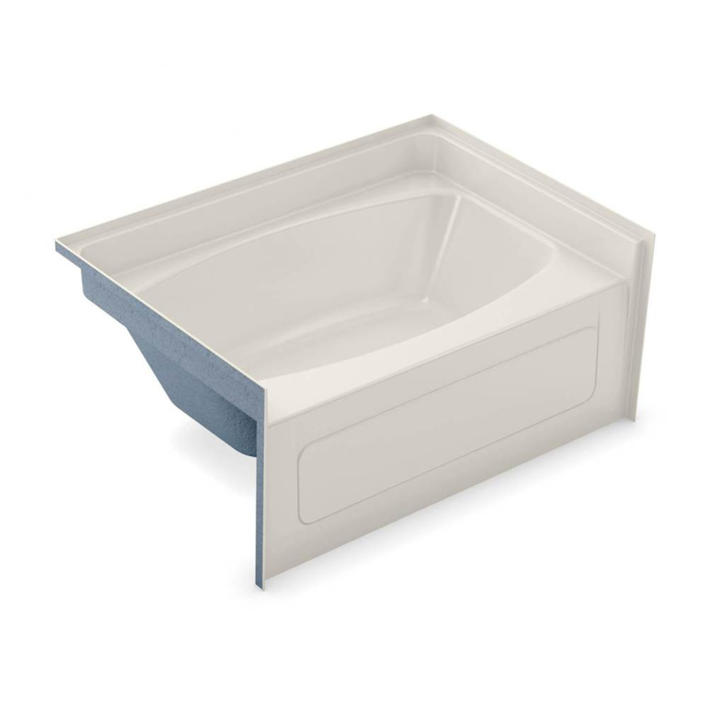 GT-4260AP AcrylX Alcove Center Drain Bath in Biscuit
