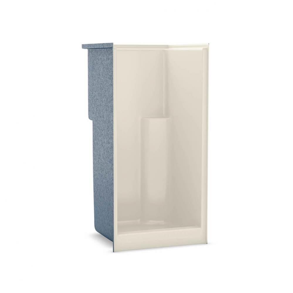 S-36 AFR 36 in. x 36 in. x 74.75 in. 1-piece Alcove Shower with Center in Bone