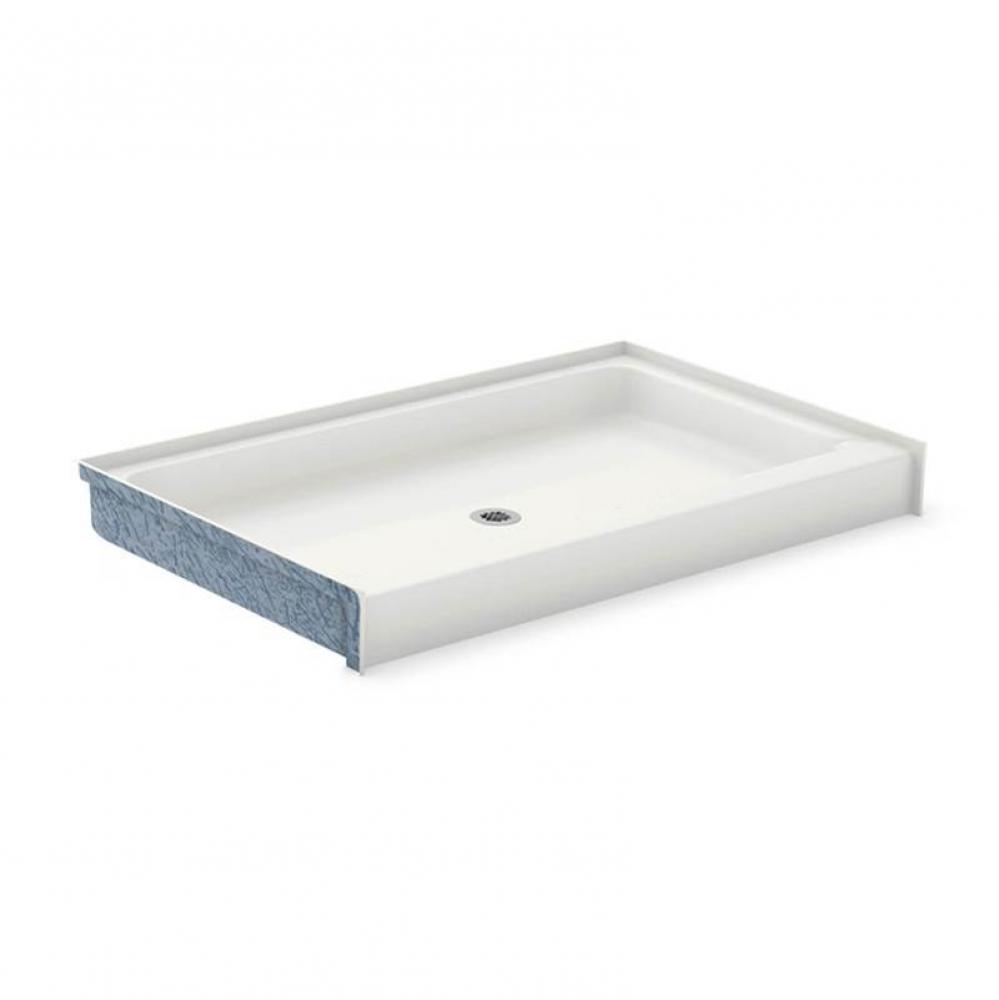 SP-3248 48 in. x 32 in. x 7.5 in. Shower Base with Center in Biscuit