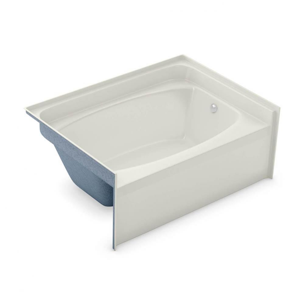 GT-4260 60 in. x 40.5 in. Rectangular Alcove Bathtub with Right Drain in Biscuit