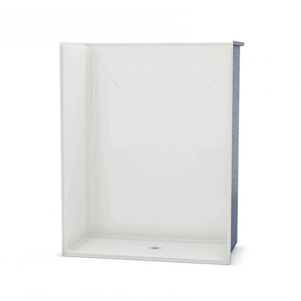 OPS-6030 - Base Model 60 in. x 30.25 in. x 76.625 in. 1-piece Alcove Shower with No Seat, Center D