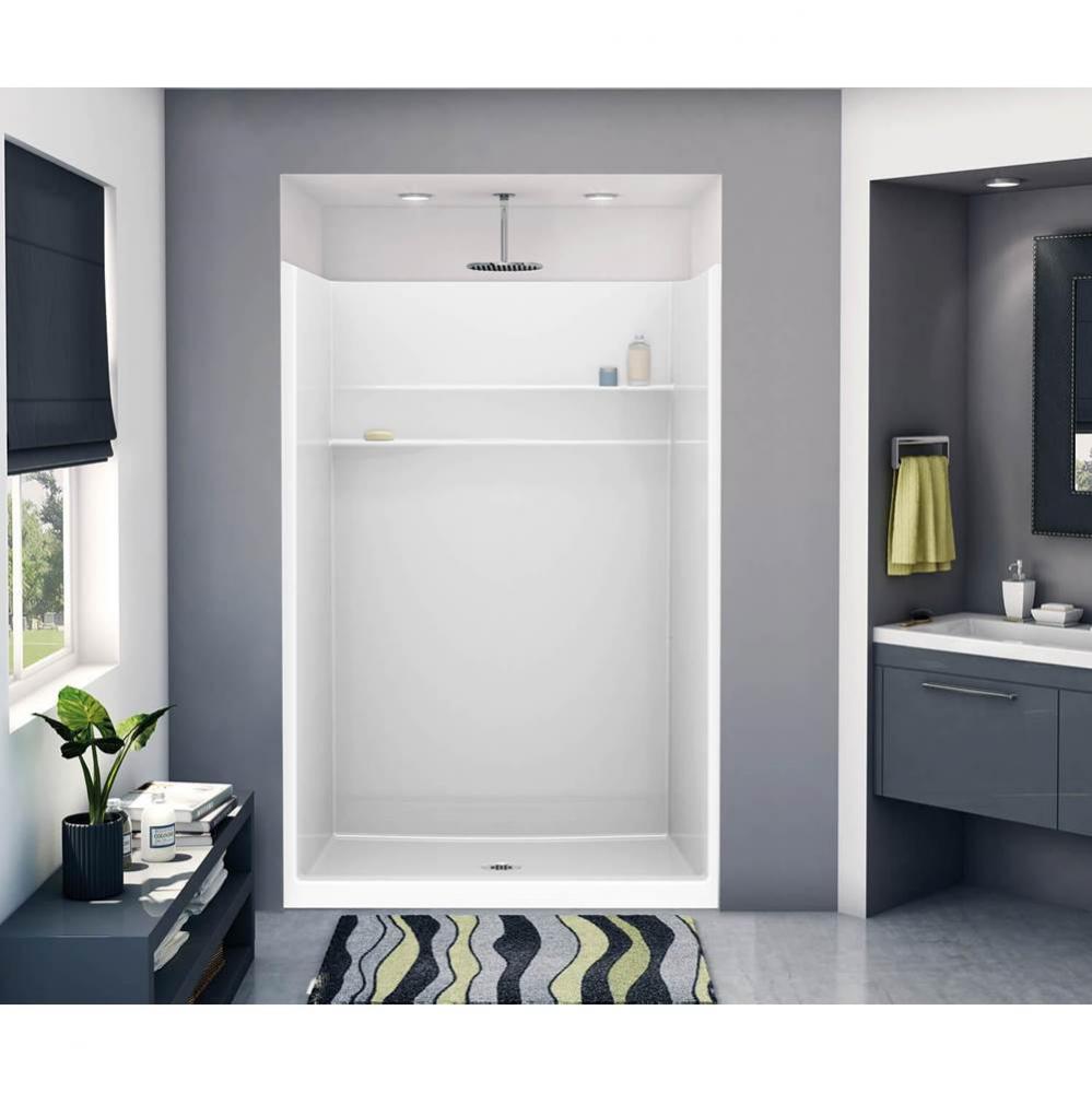 FHA 4836 SH 47.875 in. x 37.125 in. x 74.875 in. 1-piece Alcove Shower with No Seat, Center Drain