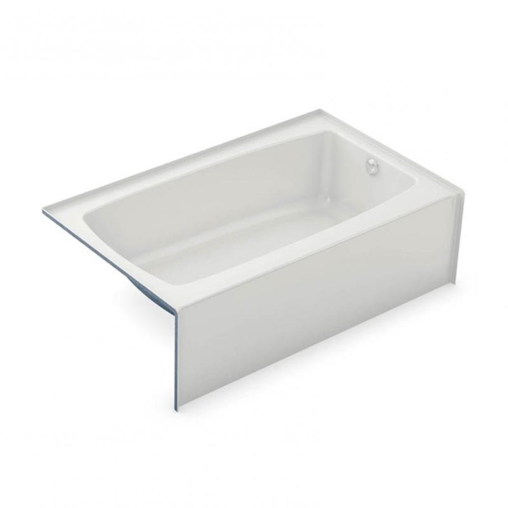 TO-3660 60 in. x 36 in. Rectangular Alcove Bathtub with Left Drain in Bone