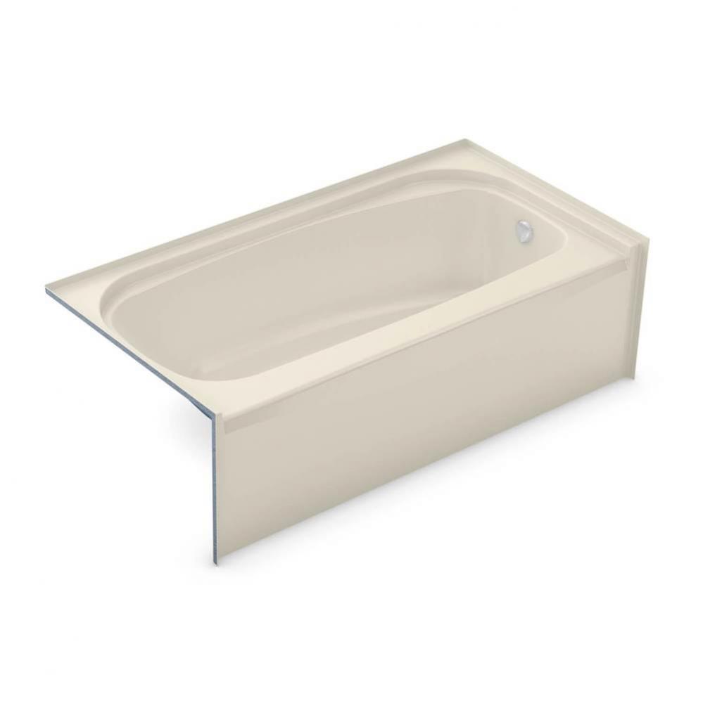 TOF-3060 AFR AcrylX Alcove Left-Hand Drain Bath in Bone