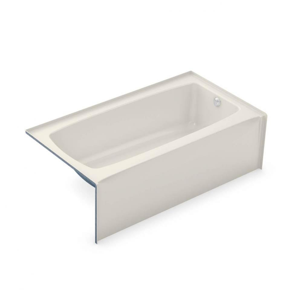 TO-3260 AFR AcrylX Alcove Right-Hand Drain Bath in Biscuit