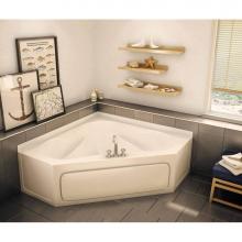 Aker 141121-058-002-050 - GT-6060AP AcrylX Corner Center Drain Homestead Bath in White