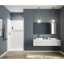 Aker 141479-000-002-001 - FHA 3838 RF AcrylX Alcove Center Drain One-Piece Shower in White