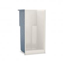 Aker 141022-AFR-000-007 - S-36 AFR 36 in. x 36 in. x 74.75 in. 1-piece Alcove Shower with Center in Biscuit