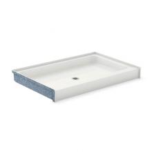 Aker 141070-000-007 - SP-3248 48 in. x 32 in. x 7.5 in. Shower Base with Center in Biscuit