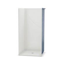 Aker 141271-000-002 - OPS-3636 - Base Model 36 in. x 36 in. x 76.625 in. 1-piece Alcove Shower with No Seat, Center Drai