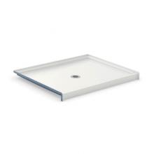 Aker 141365-000-007 - SPL-3950 50.5 in. x 39.25 in. x 4 in. Shower Base with Center in Biscuit