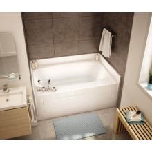 Aker 141482-000-004 - GT-4260AP 60 in. x 42 in. Rectangular Alcove Bathtub with Center Drain in Bone