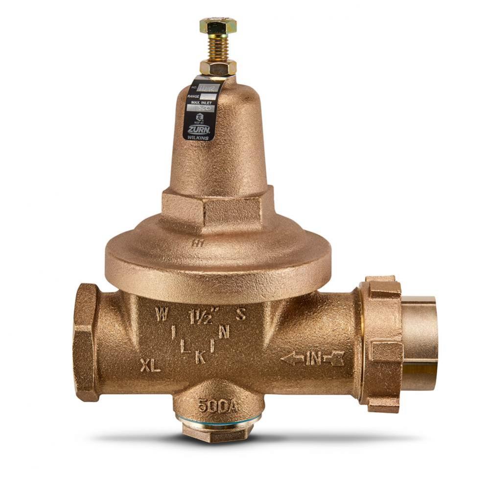 1-1/2'' 500Xl Water Pressure Reducing Valve With A Spring Range From 10 Psi To 125 Psi,