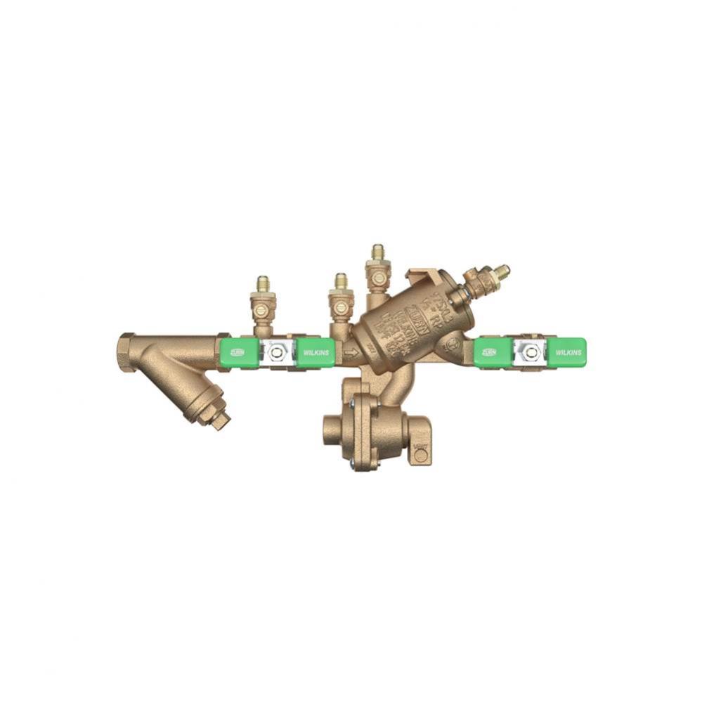 1/2'' 975Xl3 Reduced Pressure Principle Backflow Preventer With Model Sxl Lead-Free Wye