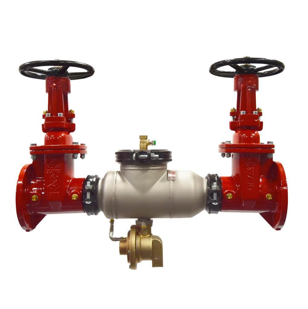 4'' 375AST Reduced Pressure Principle Backflow Preventer with OSandY gate Valves