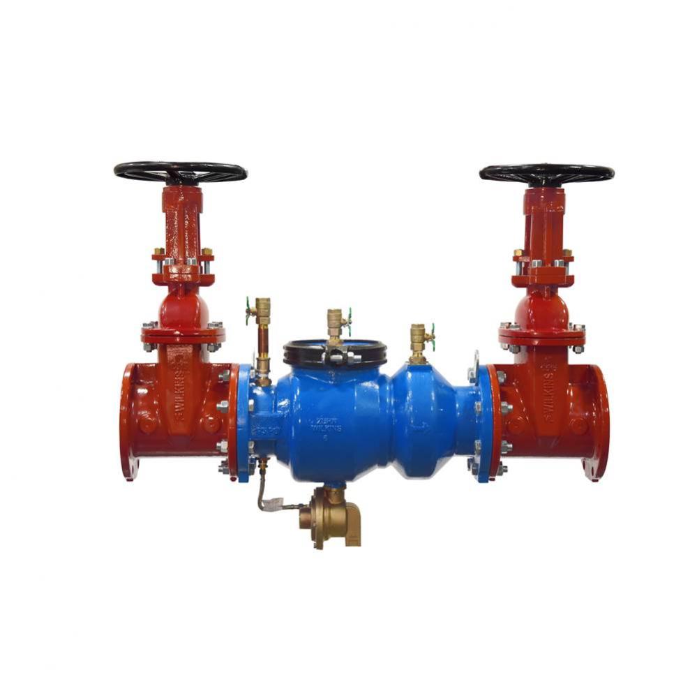 6'' 375 Reduced Pressure Principle Backflow Preventer With OsAndY Gate Valves