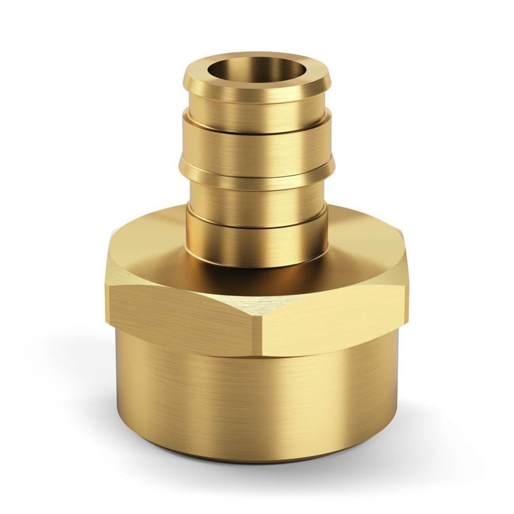 F1960 Expansion Xl Brass Fpt Adapter, 1/2'' Ex Pex X 1/2'' Fpt