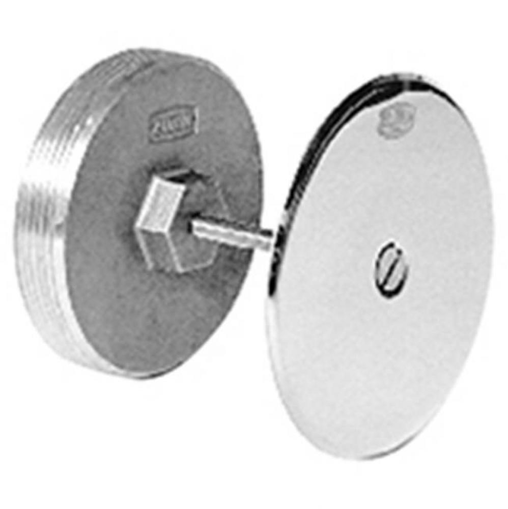 ZS1468-2 Round Stainless Steel Wall Access Cover for 2'' Pipe With Bronze Raised Hex Hea