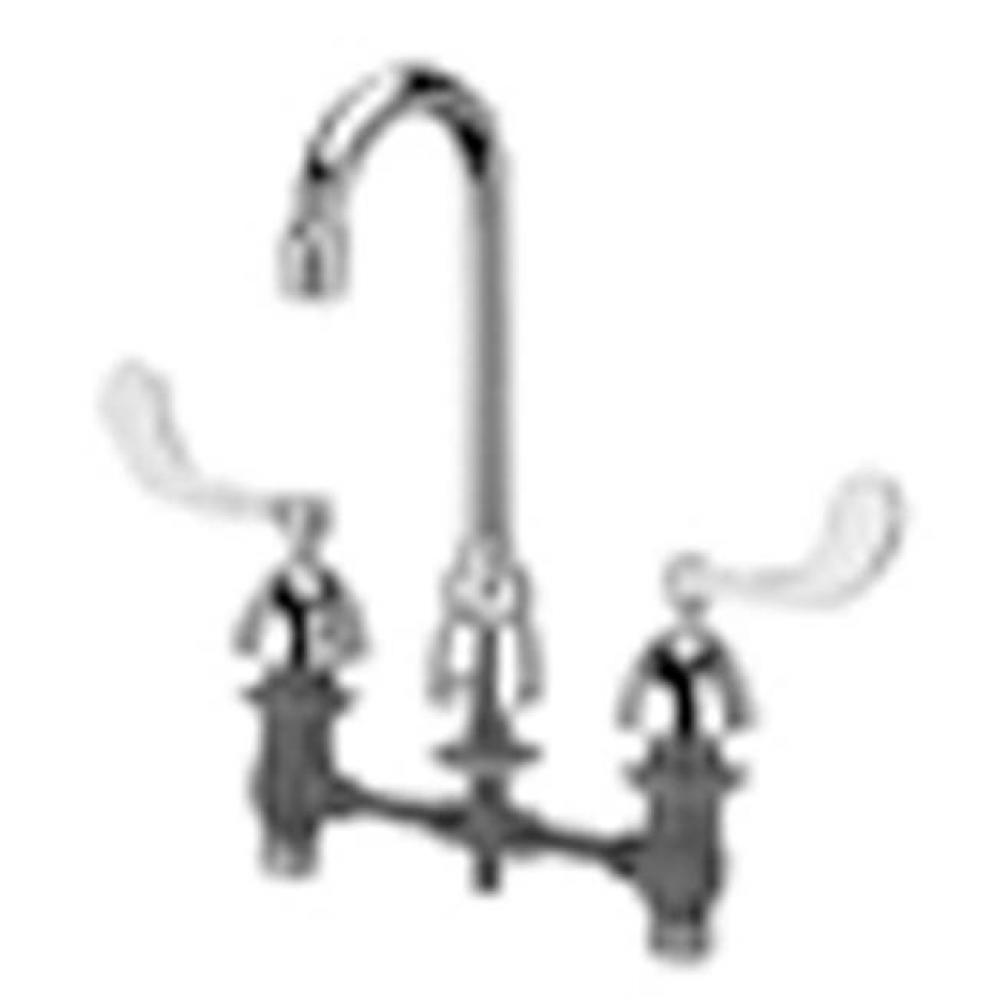 AquaSpec® Widespread Gooseneck Faucet, 3 ½'' Spout, 2.2 gpm Pressure-Compensat