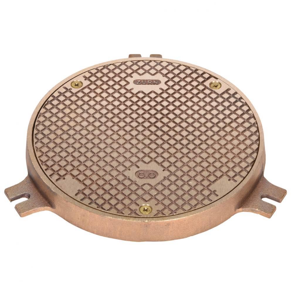 Nickel Bronze Round Scoriated Access Cover w/Frame P.N. 016948882