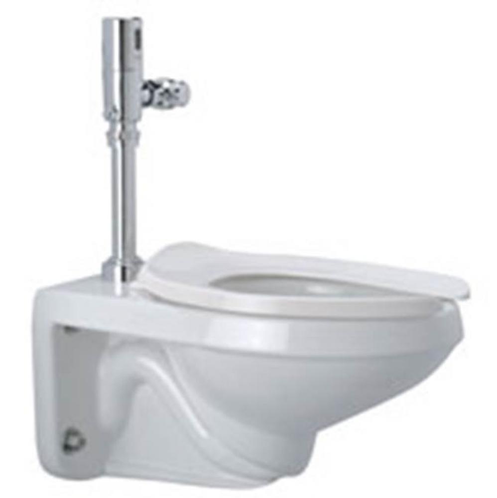 Wall-Hung Siphon-Jet Toilet Bowl, Elongated, Top Spud, White Vitreous China