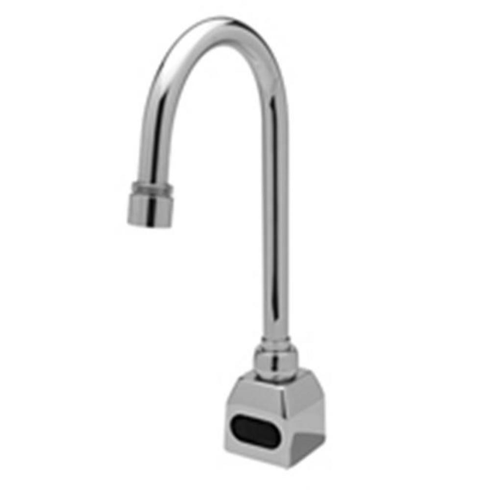 LEAD FREE BATTERY POWERED SENSOR OPERATED GOOSENECK FAUCET W/'SSH HOSE