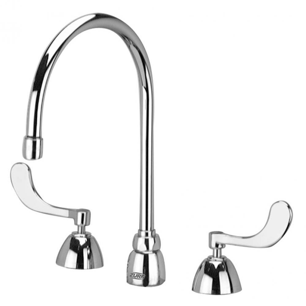 AquaSpec® Widespread Gooseneck Faucet, 8'' Spout, 2.2 gpm Pressure-Compensating Aer