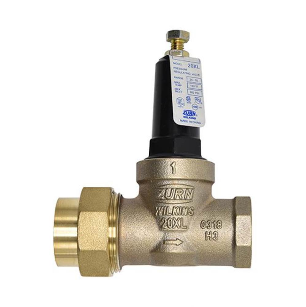 3/4'' 20Xl Pressure Reducing Valve, Double Union Less Union Fnpt X Fnpt