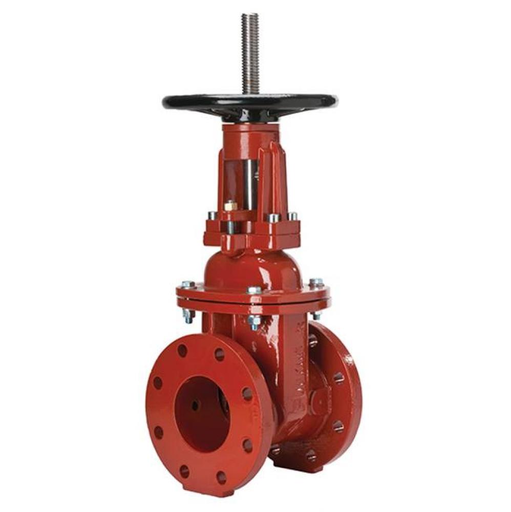 OSY Gate Valve, Grooved x Flanged