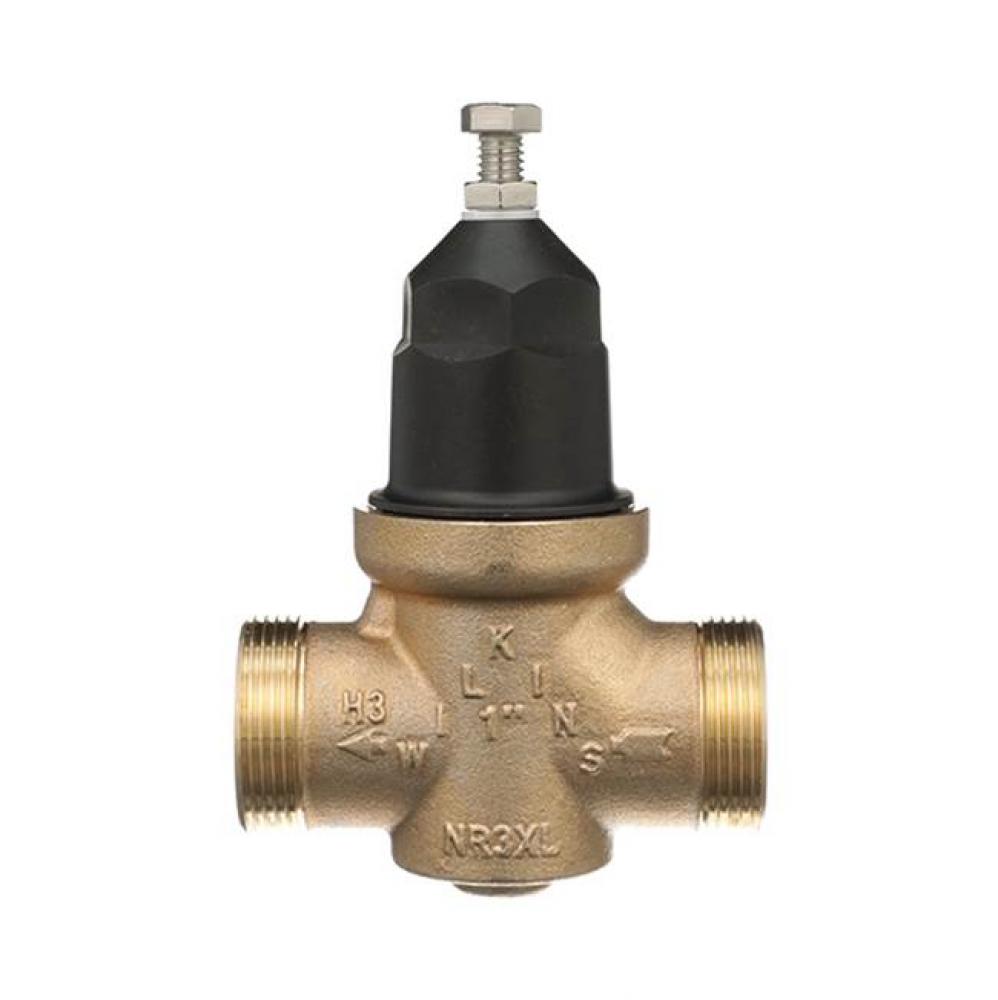 1'' NR3XLDUPEX Pressure Reducing Valve with Double Union FNPT Connection with Male Barbe