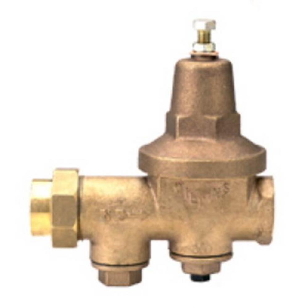 Pressure Reducing Valve, British Straight, Hi-Lo Pressure 10-125 psi, Less Union Nut