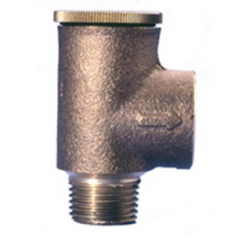 1/2'' P1520XL Pressure Relief Valve preset at 100 psi, and male NPT inlet and female NPT