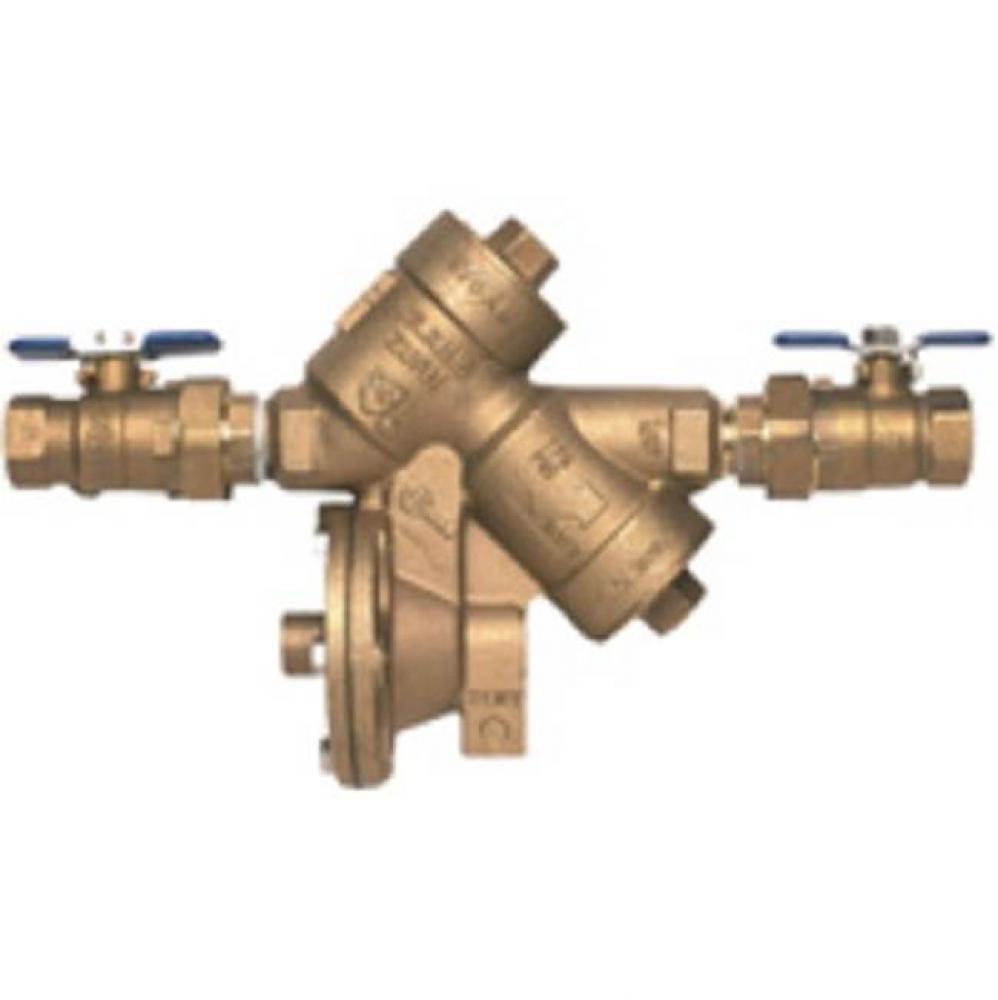 3/4'' 975XLU Reduced Pressure Principle Backflow Preventer with wye type strainer